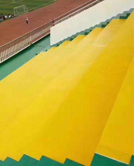 北海球场台阶翻新修补改造